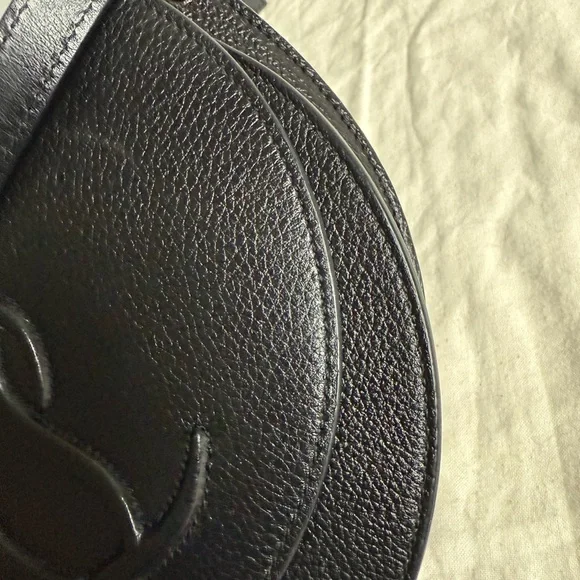 CHRISTIAN LOUBOUTIN By My Side Black Leather Shouder Bag - Picture 14 of 16